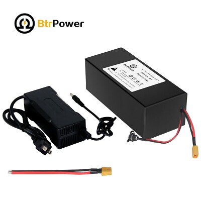 BtrPower 36V 10Ah Lithium li-ion Battery Pack For 750W Motor Ebike + 25A BMS