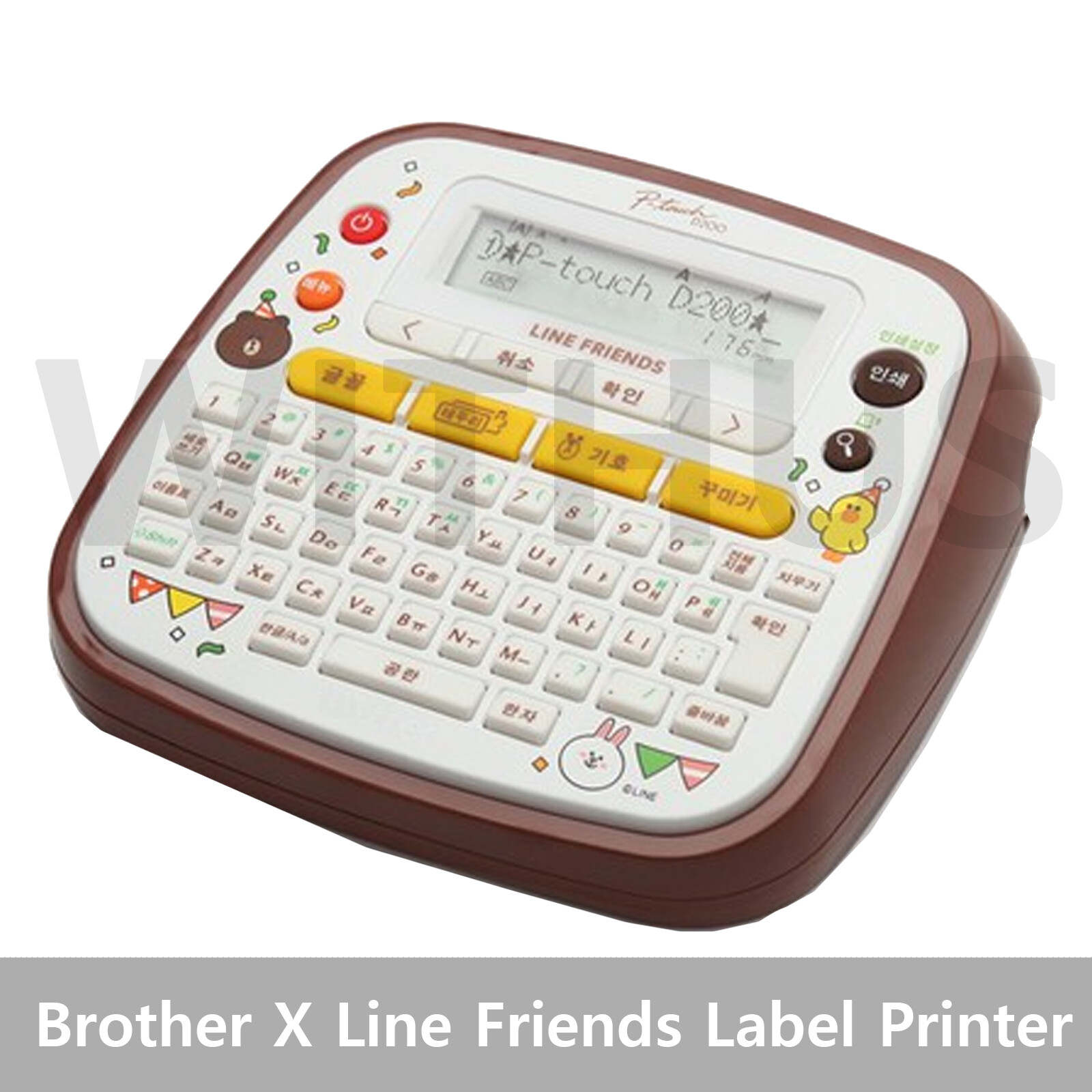 Brother X Line Friends Label Printer PTD200LB 165x155x68mm 490g