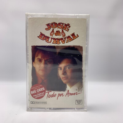 Jose y Durval Cassette Todo Por Amor Participacion de Los Bee Gees Mega Rare New