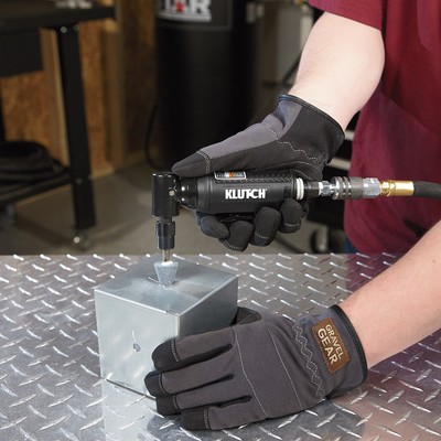 Klutch 1/4in. 90deg Air Mini Die Grinder - 20,000 RPM, Angle Head, 4 CFM