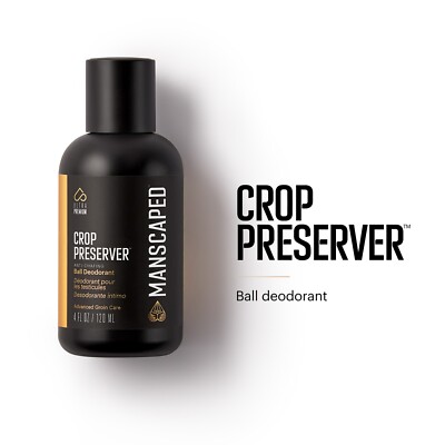 MANSCAPED  The Crop Preserver , Anti-Chafing Men's Ball Deodorant