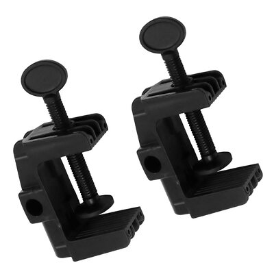 2 Pcs Desk Clamp Work Light Mounting Bracket Heavy-duty Plastic Table Mountin...