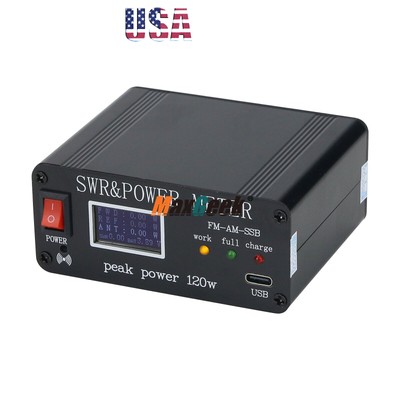 HamGeek 1.8M-50MHz SWR Power Watt Meter SWR &Power Meter FM AM CW HF Transceiver