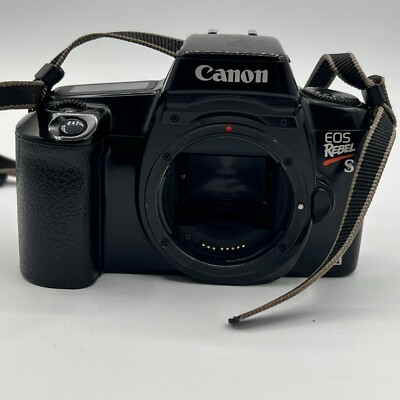 Canon EOS Rebel  S Camera, just the camera, no lens.  Comes With  strap. Works
