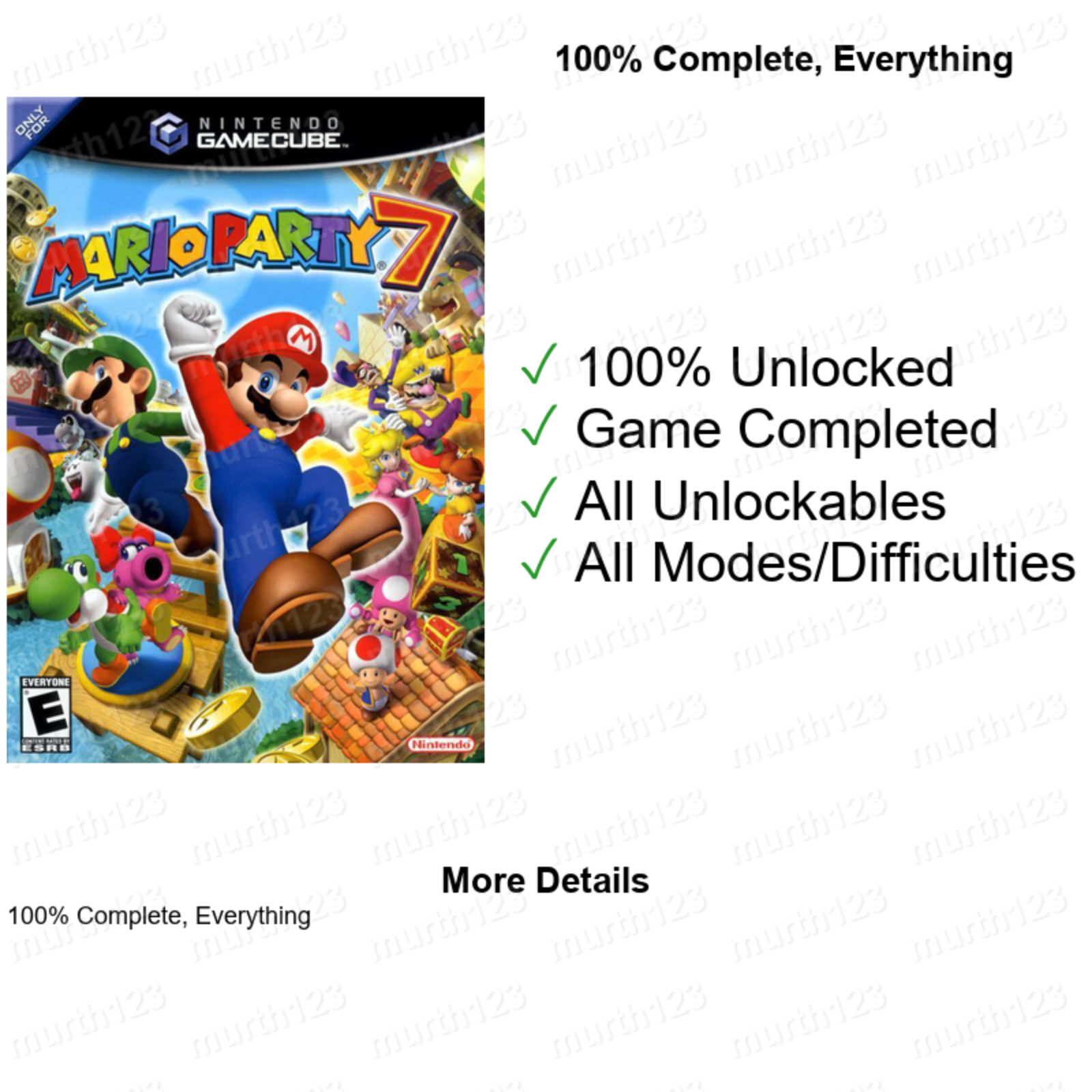 Super Smash Bros Melee 100% Ṥave Gamecube Memory Card! (NO GAME)