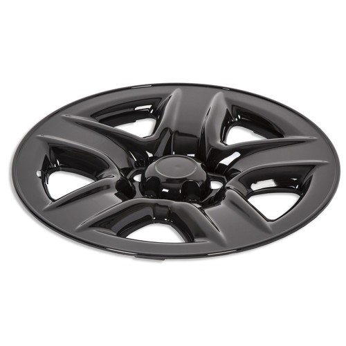 4 17" Black Wheel Skins Hub Caps Full Rim Skin Covers For Toyota RAV4 2006-2012