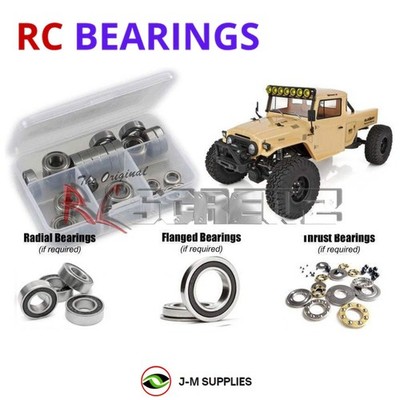 RCScrewZ Rubber Shielded Bearings ele008r for Element RC Enduro Truck Zuul | SET