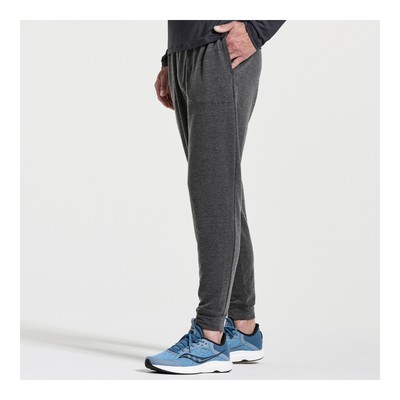 

Брюки Saucony Мужские Бостонские Черные Хизер  Apparel, Black heather