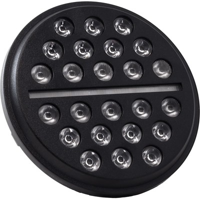 Letric Lighting Co. 7'' LED Buck-Shot Headlight - Black LLC-LHC-7B
