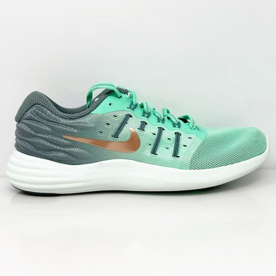 

Кроссовки Nike Womens LunarStelos Shield 852443-300 зеленые кроссовки размер 7,5, Зеленый, LunarStelos Shield