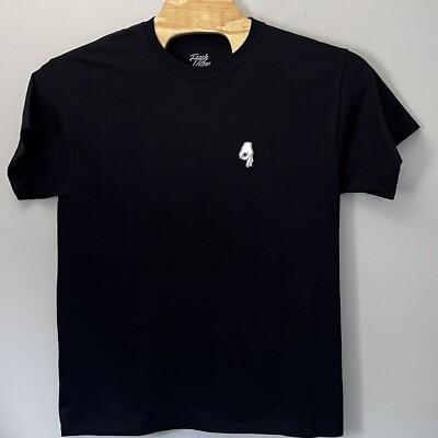 Fresh Vibes T-Shirt Mens Large Black Made You Look Circle Game Graphic Tee
