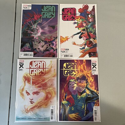 Jean Grey  1 2 3 4 Marvel  2023 Complete Set X-men Phoenix Wolverine Cyclops X37