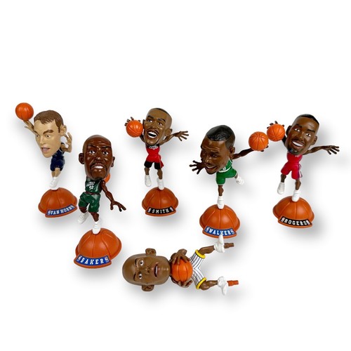 NBA Jams 1998 Mattel Vintage Toy Lot Sonics Hawks Celtics Nets