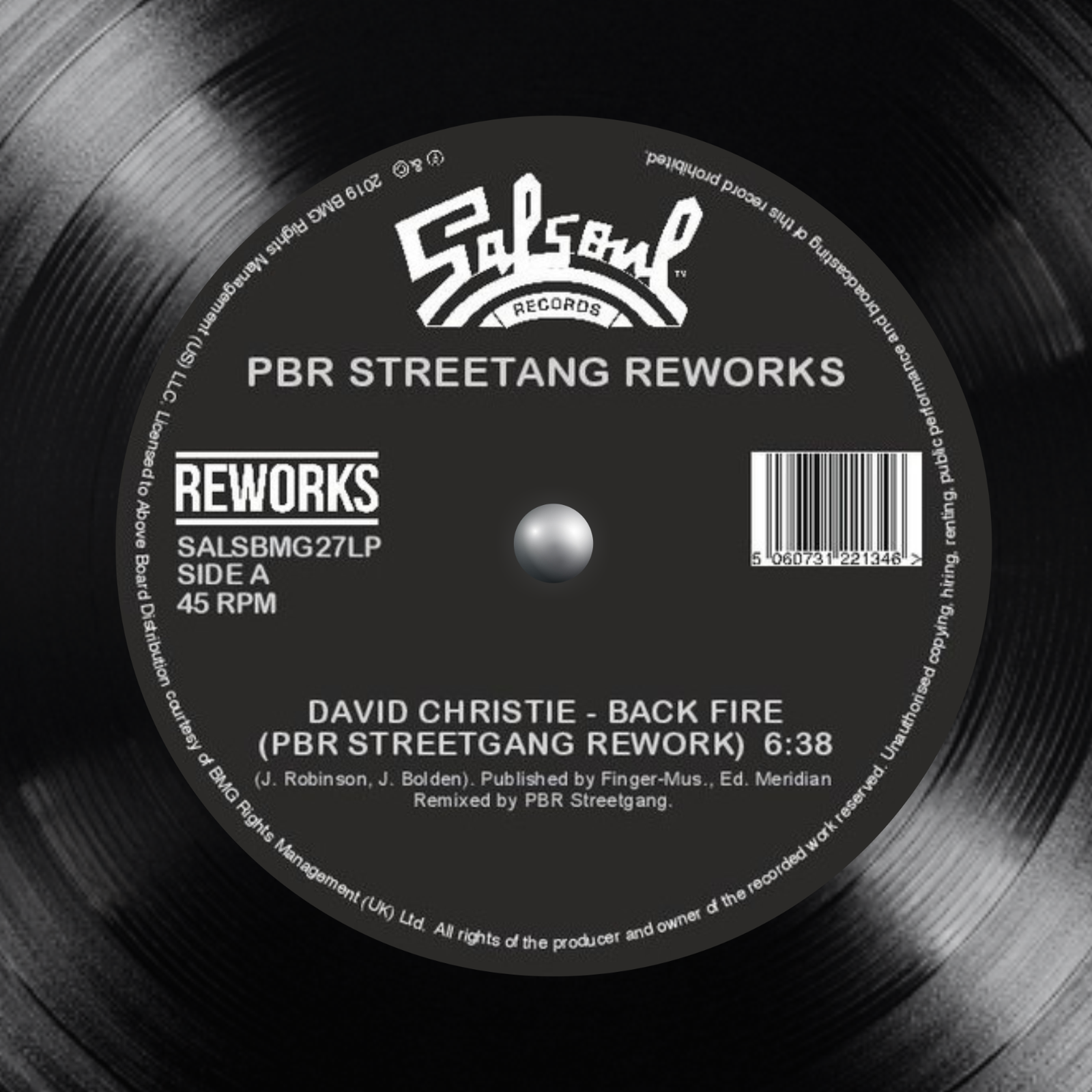 David Christie, The Destroyers / Back Fire b/w 'Lectric Love (PBR Streetgang Reworks) David Christie, The Destroyers / Back Fire b/w 'Lectric Love (PBR Streetgang Reworks)