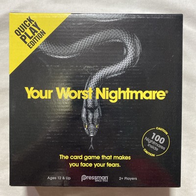Sealed Your Worst Nightmare Card Game Quick Play Edition New Face Your Fears