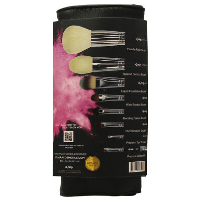 Brush Set by Klara for Women - 8 Pc Kit Set