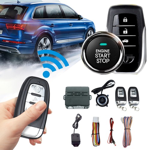 Engines Start Ignition Security Alarm Kit W/ 2 Remotexf