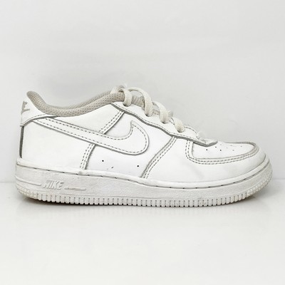 Nike Boys Air Force 1 314194-117 Белая повседневная обувь Кроссовки Размер 10C