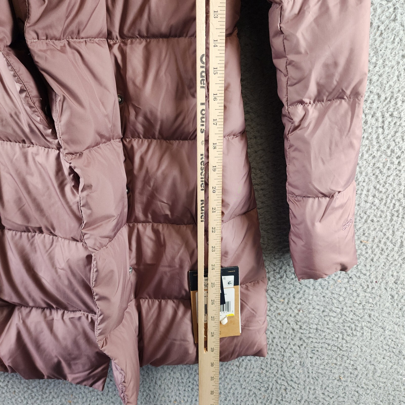 The North Face New Dealio Down Parka Women's XS Twilight Mauve Zip/Snap Closure - Picture 9 of 20