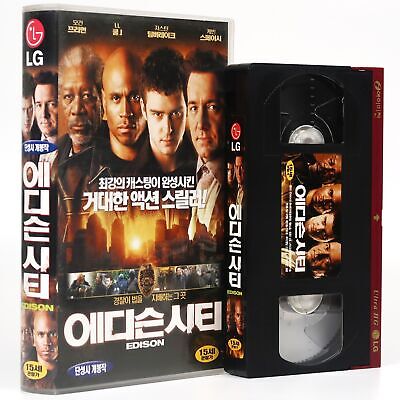 Edison (2005) Korean Late Rental VHS [NTSC] Korea Morgan Freeman