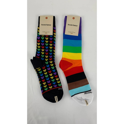 Size L-xl Shoe Size 8-14 New Hearts Rainbow Lgbtq