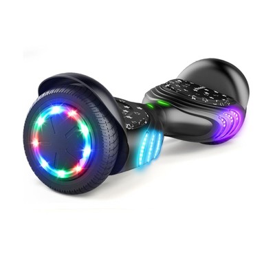 With Speaker And Colorful Led Lights Self-balancing Scoote..