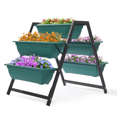 New 5 Tiers Vertical Garden Bed, Garden Planter, Vertical Elevated Garden Pot