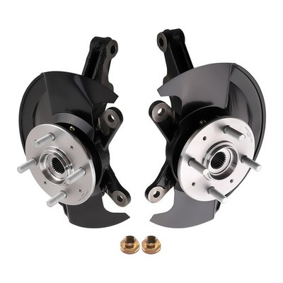 2X Steering Knuckle & Wheel Hub Bearing Assembly for Honda Civic 2003-2005 1.7L