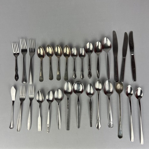  MitraステンレススチールServing Set 1970 Cosmos Scandia Japan Mid Century Modernist Stainless