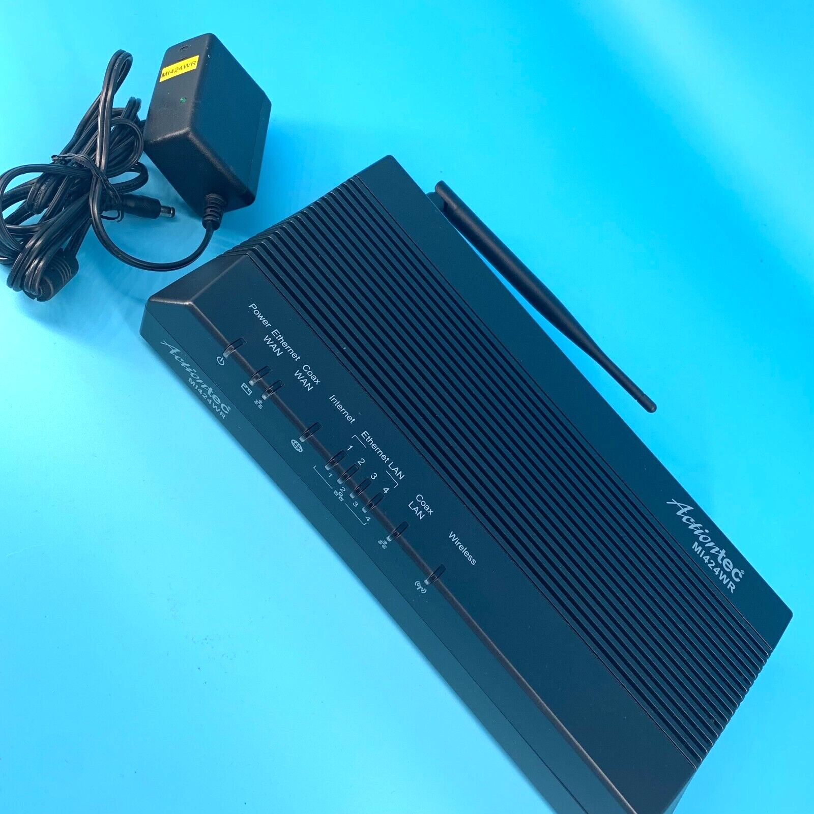Actiontec MI424WR Gigabit WiFi N Wireless Router Modem w/ Power Adapter