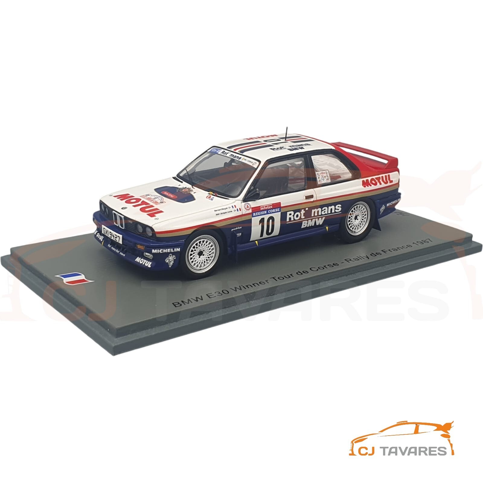 BMW E30 M3 Winner 24h SPA 1987 ミニカーSpark SPARK-MODEL SB067 Scale 1/43 | BMW 3-SERIES M3 (E30) LEASE