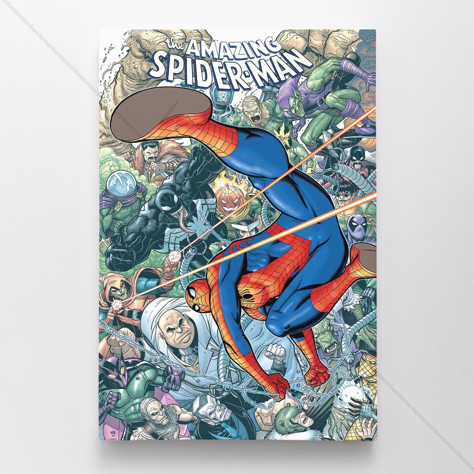 Spiderman Poster Canvas Amazing Spider-Man Vol 5 #49 Comic Book Art Print