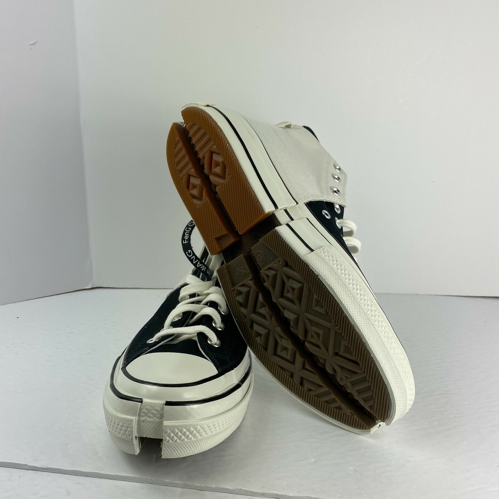 Pre-owned Converse X Feng Chen Wang Chuck Taylor 70 2-in-1 169839c Black White All Star Qs