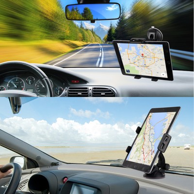 Universal 360°Car Mount Windshield Dash Holder Cradle F Cell Phone Tablet PC GPS