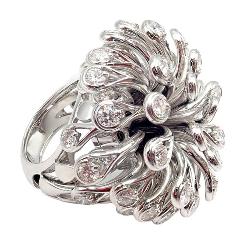 Dior リング　s size CHRISTIAN DIOR Sterling Silver CD Icon Chain Link Ring 60