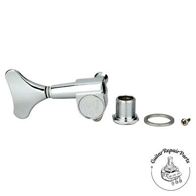 Warwick Bass Tuning Machine Key, Right (Treble Side) - Chrome