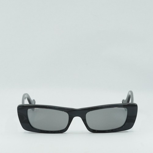 Pre-owned Gucci Gg0516s 013 Black Havana/silver Mirror 52-20-145 Sunglasses