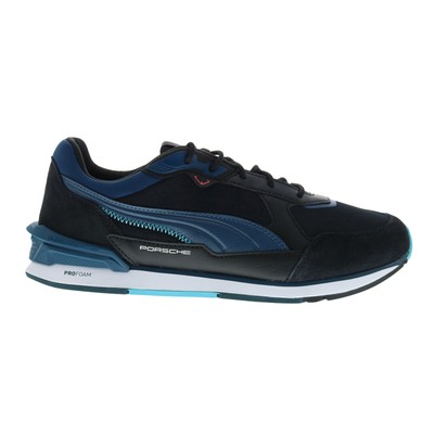 

Puma Porsche PL Low Racer 30688001 Мужские черные кроссовки для автоспорта Обувь 8, Черный, Puma Porsche PL Low Racer
