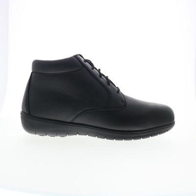 Footsaver by Drew Domino 90678-P1 Мужские черные широкие повседневные модельные ботинки