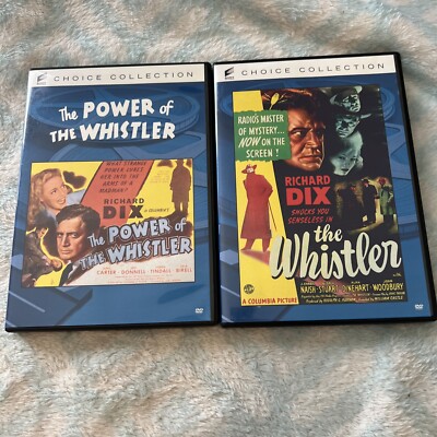 THE WHISTLER-1944/ THE POWER OF THE WHISTLER-1945  DVD LOT OF 2 SONY CHOICE