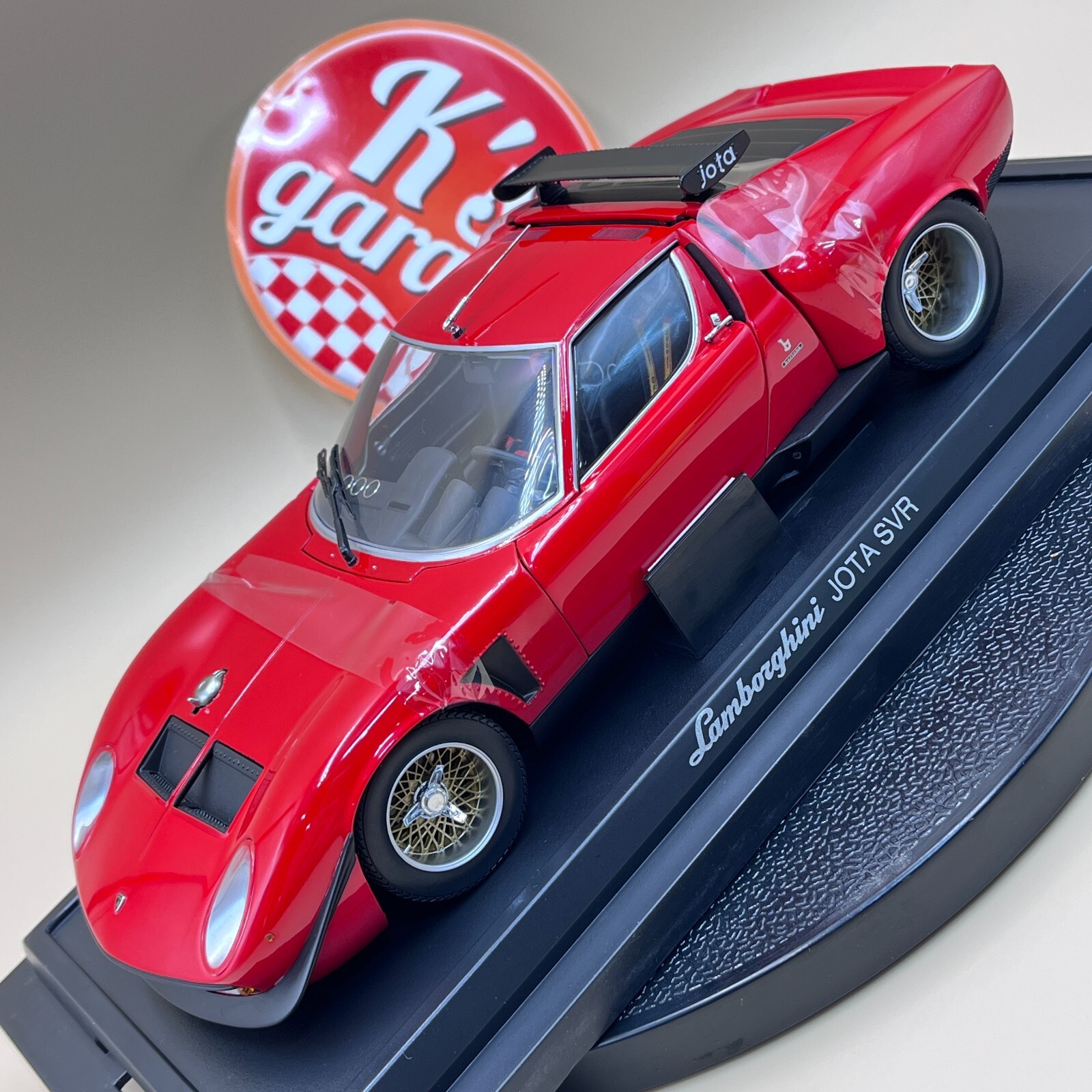 京商 1/18 Lanborghini JOTA SVR 1/18 AUTOART 79171 Lamborghini Miura Jota SVR (Red