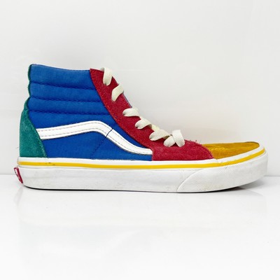 Vans Boys Sk8 Hi 721356 Многоцветная повседневная обувь Кроссовки Размер 3