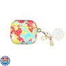 for Airpods 4 Case Cover - Soft TPU Protective Case for Apple Airpod 4 Generation 2024 with Shell Pearl Keychain, Glitter Shell Pattern Airpods 4 Cover for Girls Women, Dazzling Flower Color