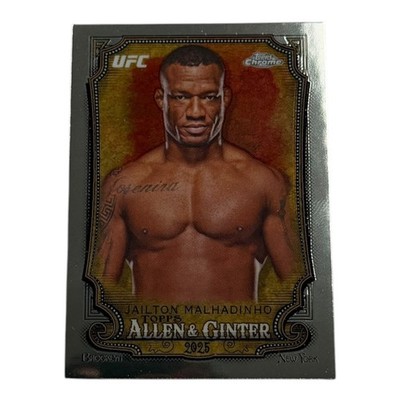 2025 Topps Chrome Allen & Ginter UFC Jailton Malhadinho Almeida Heavyweight