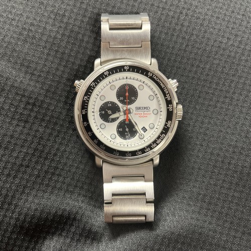 セイコー クロノグラフ　Y187-7A30 イタリアンツナ　ツナクロノ Seiko Italian Tuna Chronograph Quartz 100M Y187-7A30