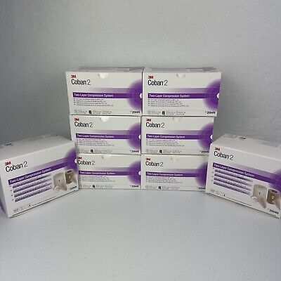 3M Coban 2 Two-Layer Compression System with Stocking (8-pack) 2094N NEW
