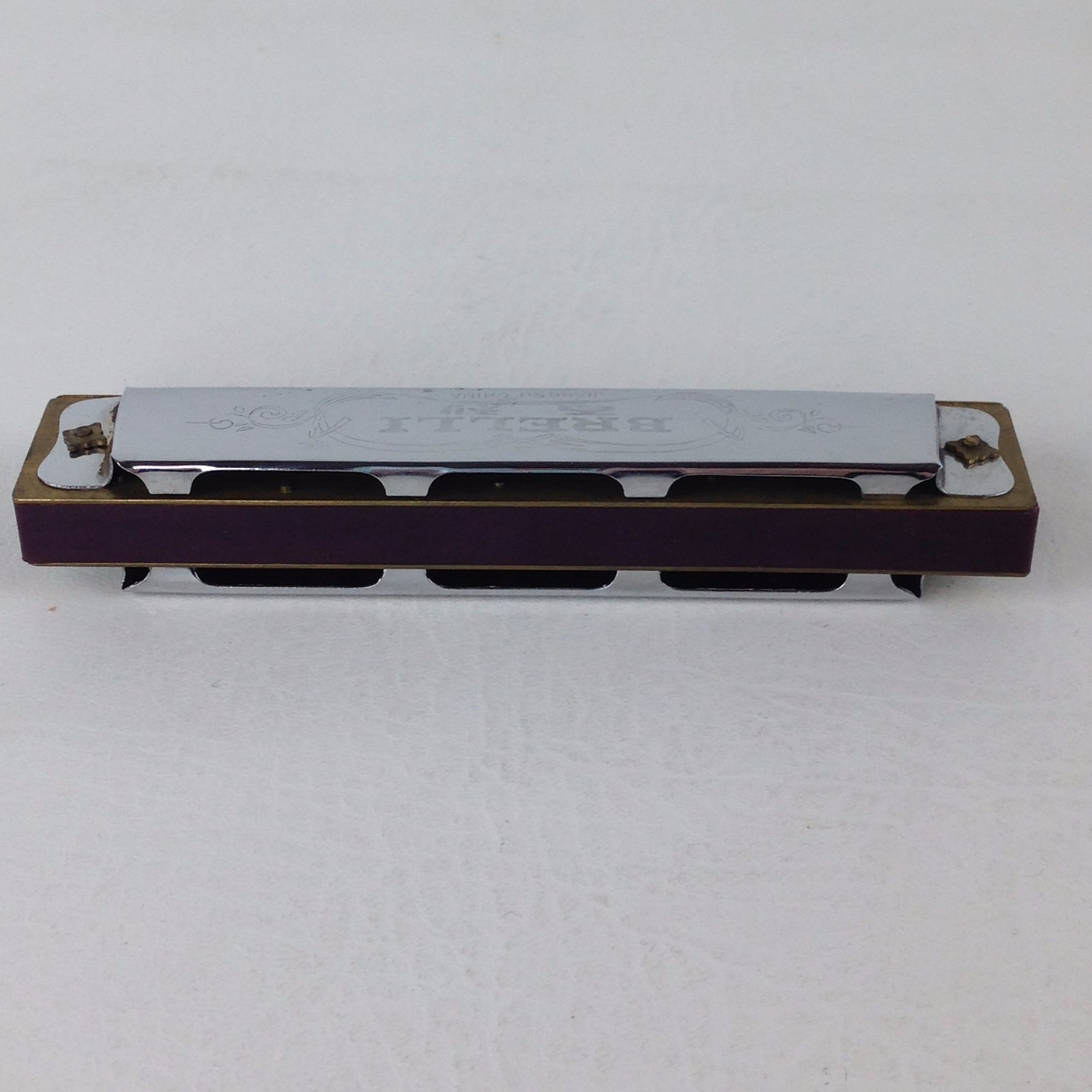 Vintage Brelli C82-III 16 Hole Harmonica Jiangsu China with box