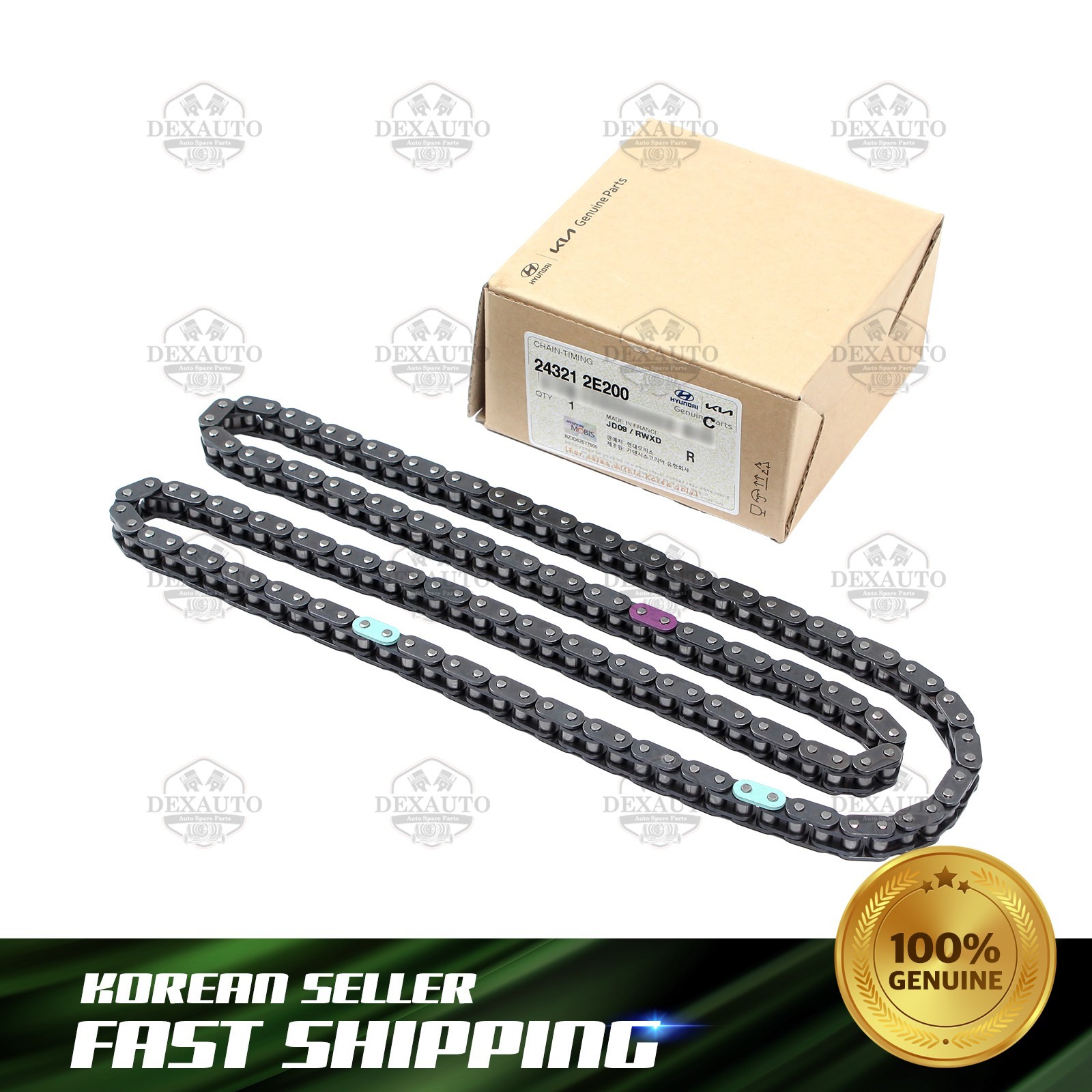 GENUINE 243212E200 Timing Chain fits Tucson 14-21 Elantra GT 14-20 Tucson 15-21
