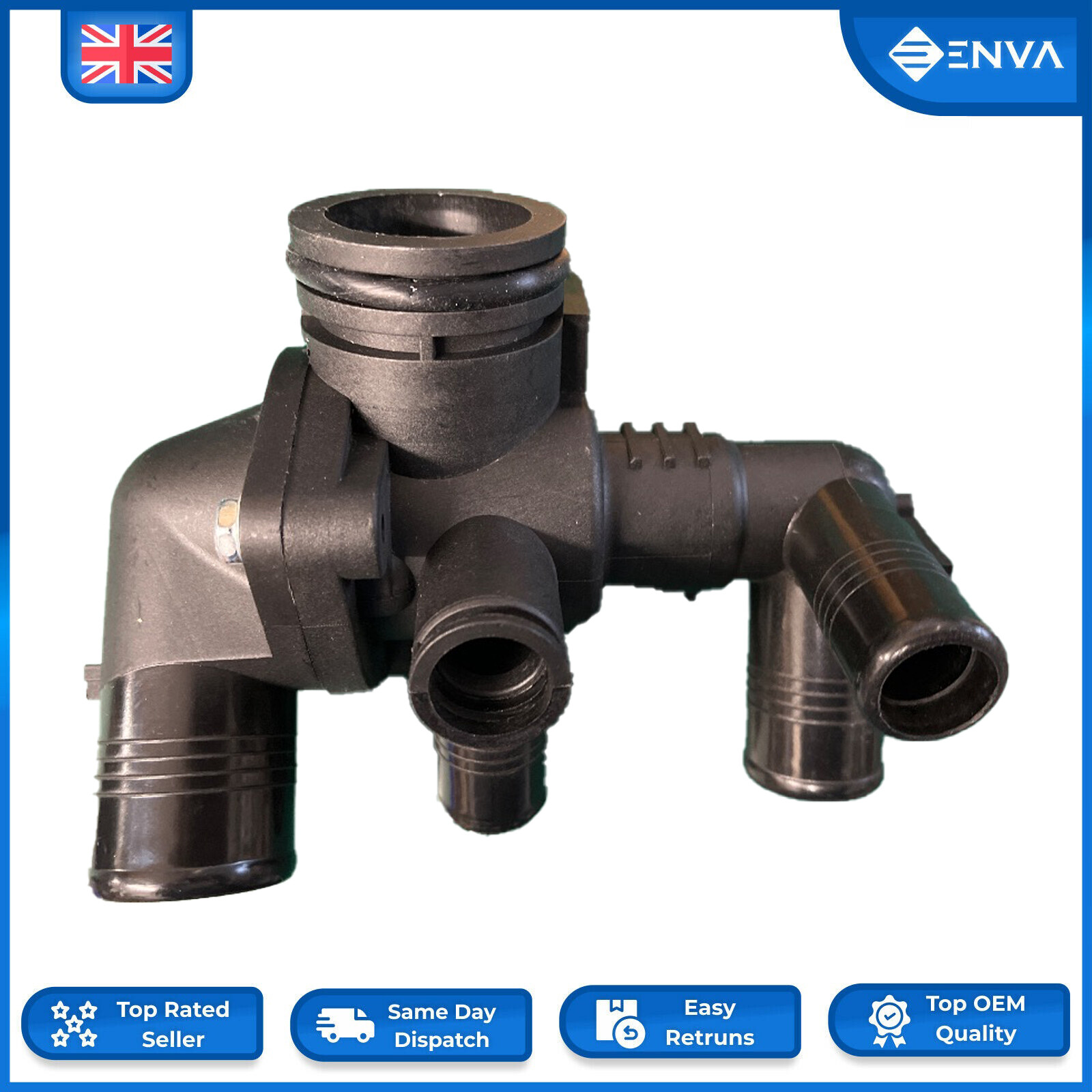 For Ford Transit Mk7 2.2 Thermostat Housing 2006-11 Citroen Relay Peugeot Boxer