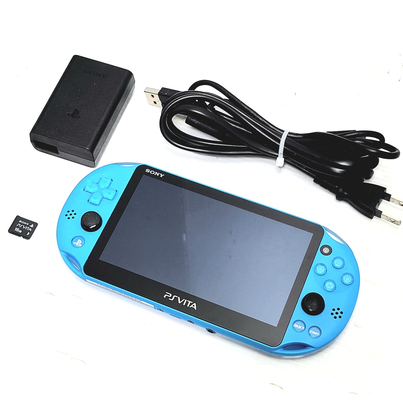 PlayStation Vita - PSvita PCH-2000 Aqua Blue Wi-Fiモデル PlayStation PS VITA Console Wi-Fi Model Aqua Blue PCH-2000